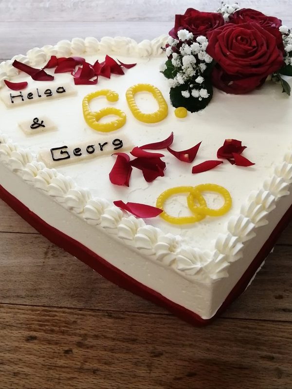 Hochzeitstorte Herz